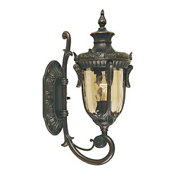 Elstead Lighting Petite lanterne murale extérieure à 1 lumière, bronze vieilli IP44, E27 