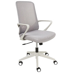 Beliani Chaise de bureau Gris clair EXPERT