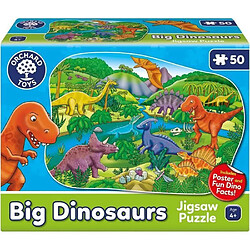 No Name Puzzle Les dinosaures - ORCHARD - 50 pieces - Développe la coordination et les compétences observationnelles