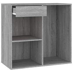 Avis Helloshop26 Coiffeuse à led 60 x 40 x 140 cm avec armoire sonoma gris bois d'ingénierie 02_0006373