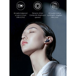 Universal Bluetooth 5.2 casque sans fil APT X/AAC fer mobile + auriculaire mobile TWS casque gamer