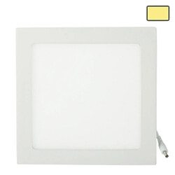 Wewoo Dalle LED blanc Ampoule à lanterne de 18W chaud, flux lumineux: 1600lm, taille: 22.4cm x 22.4cm x 1.7cm 