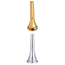 Embouchure de Cor D'harmonie élégante pour Le Remplacement de Cor D'anglais Débutant Embouchure de cor français en alliage 26x66mm