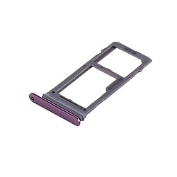 Acheter Wewoo Tiroir de Carte SIM Violet pour Samsung Galaxy S9 + / S9 SIM et Micro SD Pièce détachée