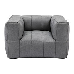 Acheter Vente-Unique Fauteuil de jardin avec accoudoirs en tissu - Anthracite - LIVAI de MYLIA