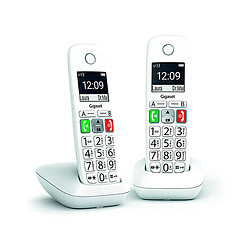 Téléphone sans fil Dect Gigaset E290 DUO Blanc