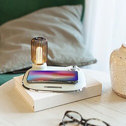 Magneticland Lampe de chevet avec chargeur à induction MODERNA