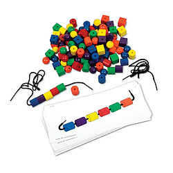 Learning Resources Resources-LER0139 Jeu de Perles et de Cartes de Motifs de, LER0139