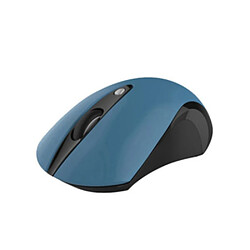 Universal Souris sans fil silencieuse 2.4G Ergonomie 1600dpi Souris d'ordinateur optique avec récepteur USB PC Portable Bleu brillant 