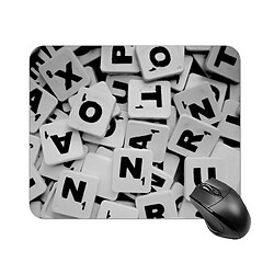 Universal Pad de souris imprimé en alphabet pour ordinateur portable