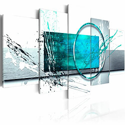 Paris Prix Tableau Imprimé Turquoise Expression 100 x 200 cm 