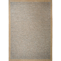 Thedecofactory JUTA FLAT RECNAT - Tapis de couloir effet jute naturel denim 80x150 