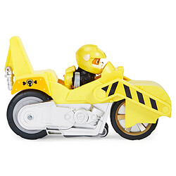 PAT PATROUILLE - VEHICULE + FIGURINE AMOVIBLE RUBEN MOTO PUPS Paw Patrol - Moto Rétrofriction - 6060543 - Jouet Enfant 3 Ans et +