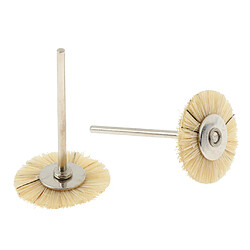 Brosse de meule de 10 pièces polissage die meuleuse poli foret bit jaune forme de disque pas cher