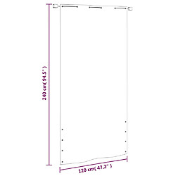 Acheter vidaXL Écran de balcon Vert clair 120x240 cm Tissu Oxford