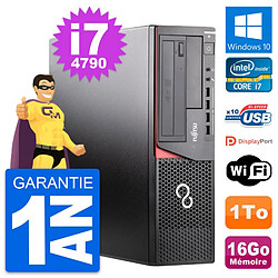 PC Fujitsu Esprimo E920 DT Intel i7-4790 RAM 16Go Disque 1To Windows 10 Wifi - Occasion