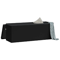 Acheter Maison Chic Banc de rangement | Meuble de rangement d'Entrée | Coffres d'Intérieur pliable noir PVC -MN64141