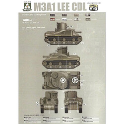 Takom Maquette Char M3a1 Lee Cdl