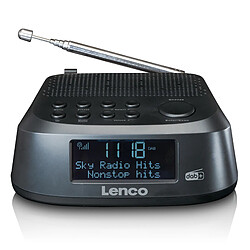 Lenco Radio-réveil avec DAB+ et FM CR-605BK Noir 