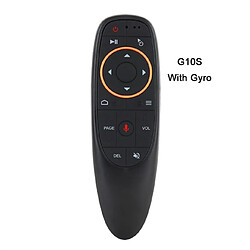 Avis Universal 2.4GHz G10S Flight Air Mouse Mini télécommande sans fil pour téléviseur Boîte avec gyroscope détecteur de jeu Commande vocale