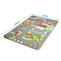 Acheter Play4Fun Tapis de jeu - Circuit de voiture en ville - 100 x 67 cm