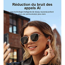 Edifier W240TN Écouteurs à réduction de bruit active avec Bluetooth V5.3 - Blanc pas cher