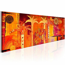 Paris Prix Tableau Imprimé African Collage 40 x 120 cm 