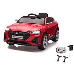 Jamara Ride-on Audi e-tron Sportback rouge 12V 2,4GHz pas cher