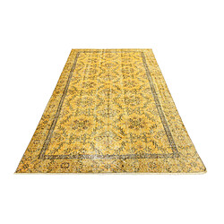 Acheter Vidal Tapis de laine 264x145 jaune Ultra Vintage