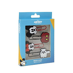 Trombones Mickey Mouse 4 Unités Caoutchouc Plastique