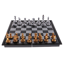 Échecs Jeu d'Echecs Magnétiques Voyage Échiquier de Luxe Pliable Cadeau Enfant Adulte - 24.5 x 24.5 x 2cm