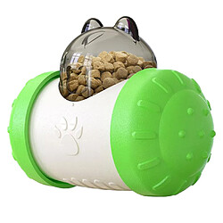 Jouet Interactif De Distribution De Nourriture Pour Chat De Chien De Compagnie Jouet Interactif D'alimentation Lente Vert