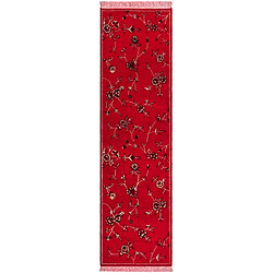 Vidal Tapis de couloir en laine 287x81 rouge Darya