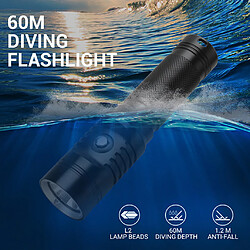 Avis Lampe De Plongée Sous-marine LED Lampe De Poche étanche Pour Plongée Sous-marine