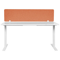 Avis Beliani Séparateur de bureau orange 130 x 40 cm WALLY