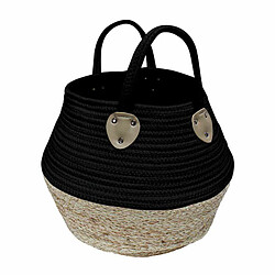 Paris Prix Panier de Rangement Déco Osinella 38cm Noir 