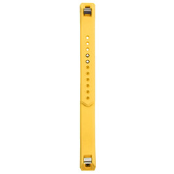 Wewoo Bracelet jaune pour Watchband Alta Watch en silicone à texture oblique, grande taille, longueur: environ 22cm pas cher