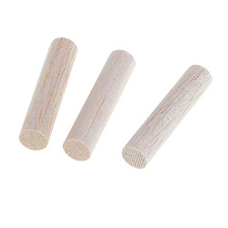 Avis 10pieces balsa bois rond bâtons 11mm diamètre pour l'alimentation du bois 50mm