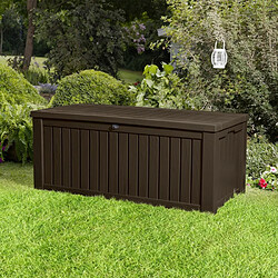 Curver Coffre de jardin Keter Rockwood 570L marron