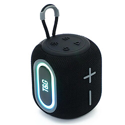 Yonis Enceinte Bluetooth Portable LED Subwoofer Puissante Autonomie Enceinte Bluetooth LED Portable Avec Super Bass Et Lumière Ambiante Noir YONIS