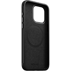 Nomad Coque Modern en Cuir pour iPhone 15 Pro Max Noir