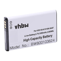 vhbw Li-Ion batterie 1050mAh (3.7V) pour combiné téléphonique téléphone fixe Siemens Gigaset SL910, SL910A remplace V30145-K1310K-X447-0-HY 