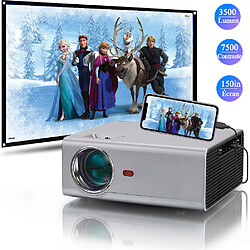 FLZEN Vidéoprojecteur Home Cinéma 720p Supporte 1080p