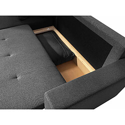 Acheter Bestmobilier Pilea - canapé d'angle réversible 4 places - convertible avec coffre - en tissu