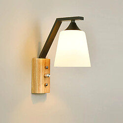 Universal Lampe de chevet en bois simple en bois simple, lampe murale en intérieur de la lampe murale murale murale