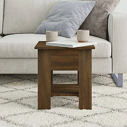 Avis Maison Chic Table basse,Table Console Table d'appoint, Table pour salon Chêne marron 40x40x42 cm Bois d'ingénierie -MN91454