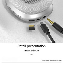 Acheter General Casque Bluetooth sur l'oreille 65h de lecture et 6 modes de musique Eq Casque sans fil avec microphone, casque Hifi stéréo pliable léger, bureau à domicile.(argent)