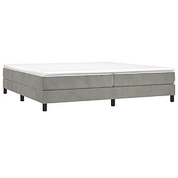 Avis Sommier à lattes,Cadre à lattes de lit pour Adulte Gris clair 200x200 cm Velours -MN98931