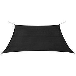 vidaXL Parasol en PEHD carré 3,6 x 3,6 m Anthracite