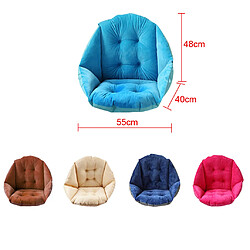 Coquille Siège De Forme Coussin Mat Chaud Tout Arrondi Canapé Coussin De Chaise Oreiller Rose Rouge pas cher